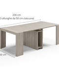 Consolle allungabile in legno