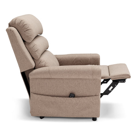 Poltrona elettrica relax 2 motori New Boston con posizione letto e Kit Optional Roller System