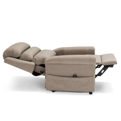 Poltrona elettrica relax 2 motori New Boston con posizione letto e Kit Optional Roller System