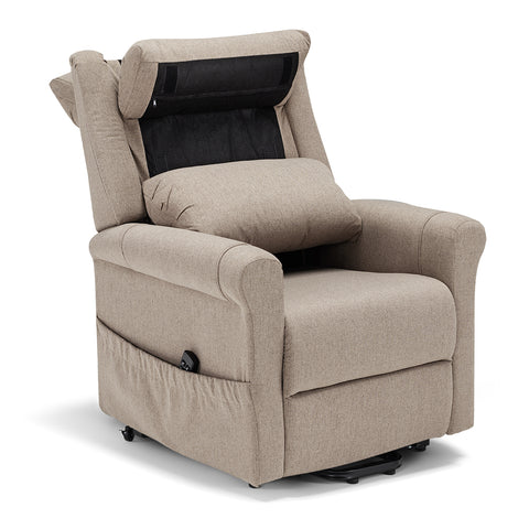 Poltrona elettrica relax 2 motori New Boston con posizione letto e Kit Optional Roller System